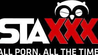 does the hot babe suck all those cocks for facials?