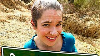 public cumwalk turns into a facial shame parade, oh my gosh! 😳