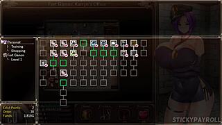 karryns prison guard explores new experiences in the hentai game part 3