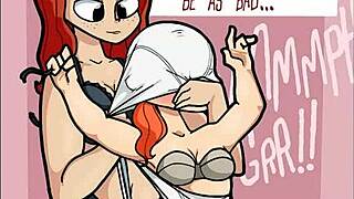 I’m Obsessed with This Cartoon Girl Wedgie Compilation 1