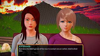 My new family adventures in the cartoon game with big ass characters