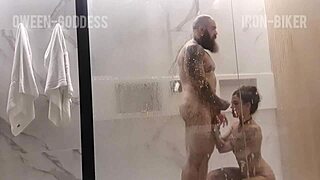 Ever tried steamy shower sex with a cute muscular couple?
