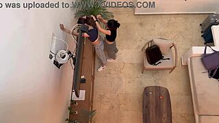 Hot Colombian Lesbians Lick And Grind On Vacation