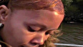 Milf Chyna White Takes Outdoor Dildo Insertion!