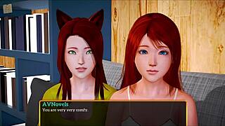 My new family adventures in the cartoon game with big ass characters