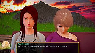 My new family adventures in the cartoon game with big ass characters