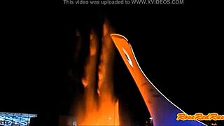 flashing moments captured at olimpic park sochi 2014 with candid upskirt views.