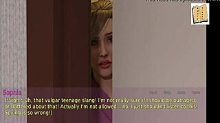 a wife and stepmother 24 with blonde teen and milf game action