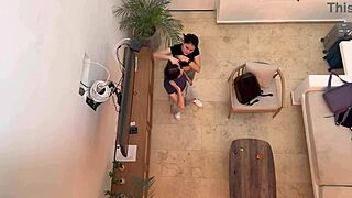 Hot Colombian Lesbians Lick And Grind On Vacation