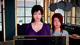 My new family adventures in the cartoon game with big ass characters