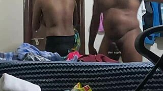 Indian college girl sucking uncle dick in intense blowjob session!