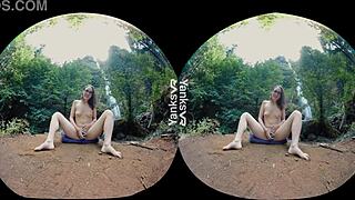 yanks hottie sierra cums hard in big outdoor orgasm!