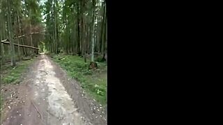 Friends Decide To Have Sex Outdoors With Tits And Vagina Exposed