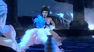 hey, wanna know what arlecchino's up to in this wild hentai scene tonight?