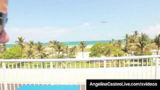 Sweet Cuban Angelina Castro Super Banged On Rooftop