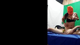 She put on the bitch mask and we had a night of passionate sex with my mature stepmom. Real homemade porn vibes! 😏