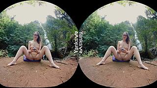 yanks hottie sierra cums hard in big outdoor orgasm!