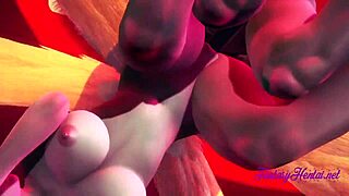 Ahri Star Guardian endures intense hard sex with creampie in hentai.