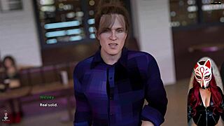 Wow, cheating wife flirts and strips in steps of debauchery 24!