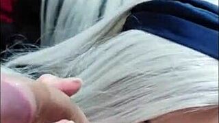 intense deepthroat with monster cock feels amazing