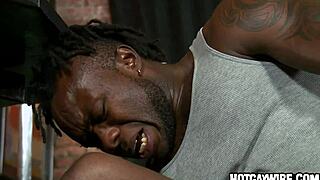 Check out this twink boy drilling his first black guy with raw power