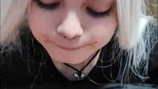 intense deepthroat with monster cock feels amazing