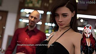 Wow, cheating wife flirts and strips in steps of debauchery 24!