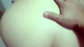 I creampie my wife in doggystyle while she's bent over.