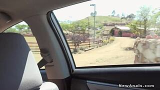 Couple Enjoys Steamy Anal Session in Backyard Setting