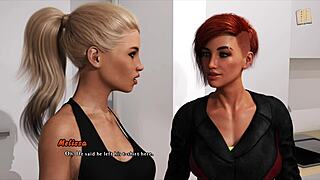 melissa explains things while showing her big ass