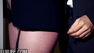 manon martin hot brunette anal plug in turns to threesome