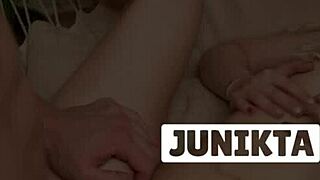 Skinny teen 18+ got face fucked hard while reading in garage, wow! 😱