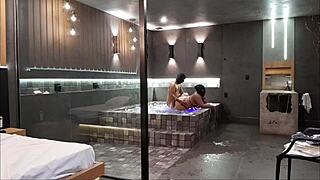 Morena Can't Handle My Big Black Cock In Bathtub Sex