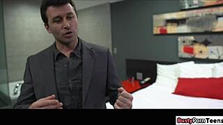 sexy babe rammed by male stripper