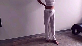 Skinny French Girl Sucks and Fucks Fat Mexican Guy with Delicious Blowjob.