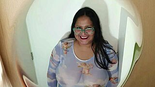 I swallow cum from big tits bbw with satisfaction