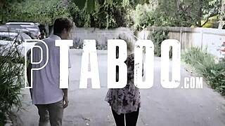 Alexis Fawx and Arya Fae Bend Over for Stepson in Doggy Cumshot