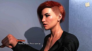 melissa explains things while showing her big ass