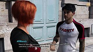 melissa explains things while showing her big ass