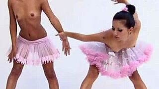 Hey, check these topless lesbian ballerina teens with little Lorie teasing