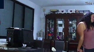 Meet curvy neighbor, take home for intimate photos