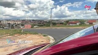 we fucked in the street with cars watching, he came inside my pussy