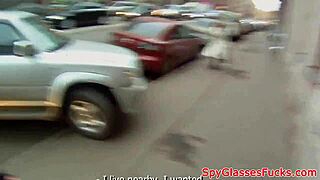 European Sweetie Gets Nailed in Bathroom POV Clip