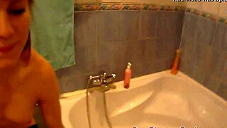 European Sweetie Gets Nailed in Bathroom POV Clip