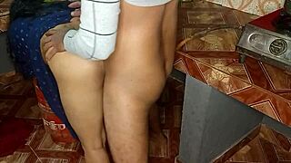 new year 2023, fixed bhabhi's craving with kitchen doggystyle banging