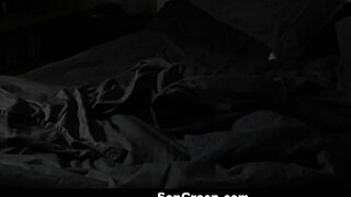 The stepson takes his stepdad's big cock deep.