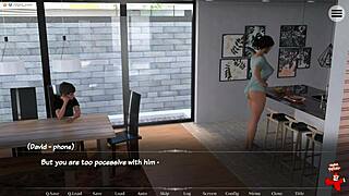 Perfect Bond 4 shows stepmom’s hard nipples tempting young guy in cartoon game