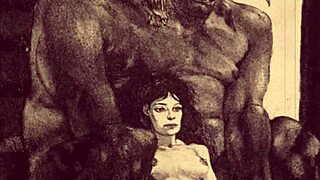 Vintage erotic cartoon illustration