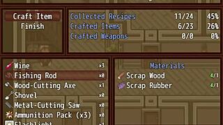 Rescuing two more hot milfs from zombies in this hentai game!