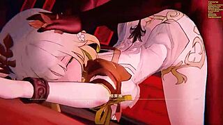 En voi lopettaa Aglaean katsomista tässä villissä anime hentai -kohtauksessa. Se on puhdasta tulta!